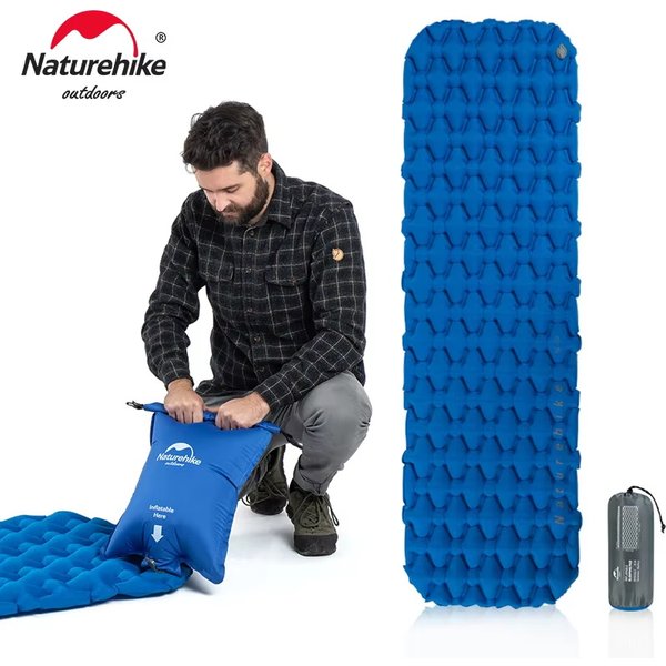 Naturehike – matelas gonflable ultraléger d'extérieur, matelas de couchage pliant, pour randonnée et Camping
