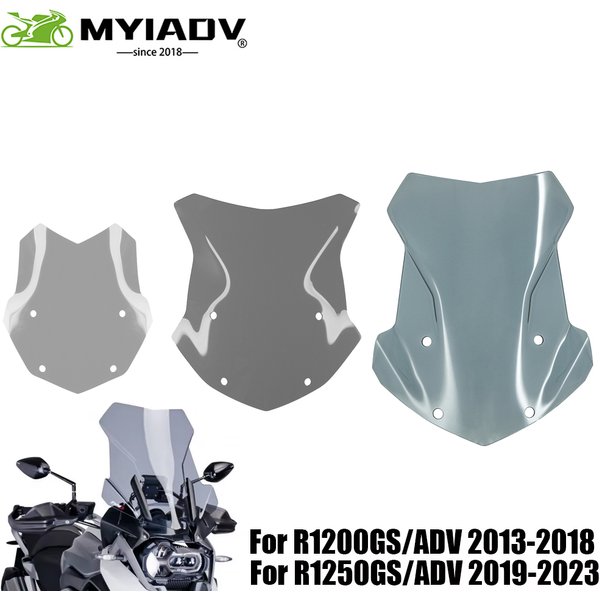 Motocykl R1200GS R1250GS szyba przednia szyba przednia dla BMW R1200GS LC ADV GS1250 Adventure osłona przeciwwiatrowa ochraniacz ekranu 2014-2023
