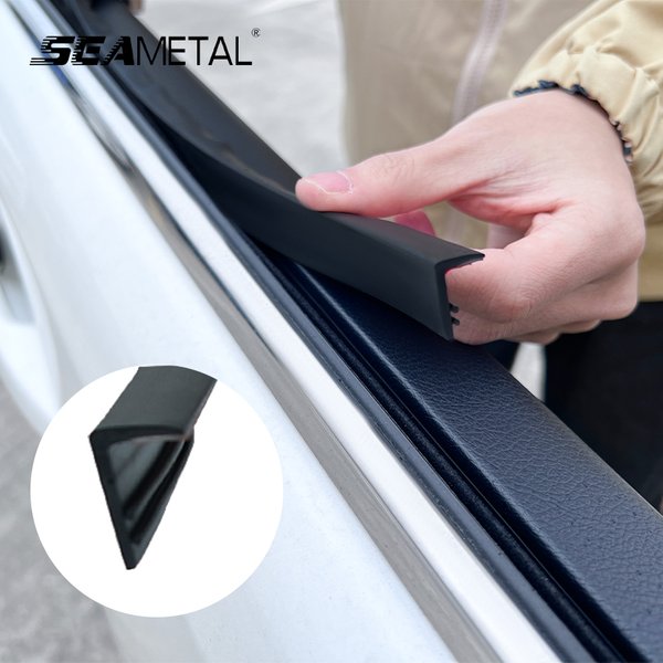 SEAMETAL Gummi-Dichtungsstreifen für Autofenster, 7 Formen, Auto-Seitenfenster, Lückenfüller, Geräuschdämmung, wasserdicht, winddicht, Dichtungsstreifen