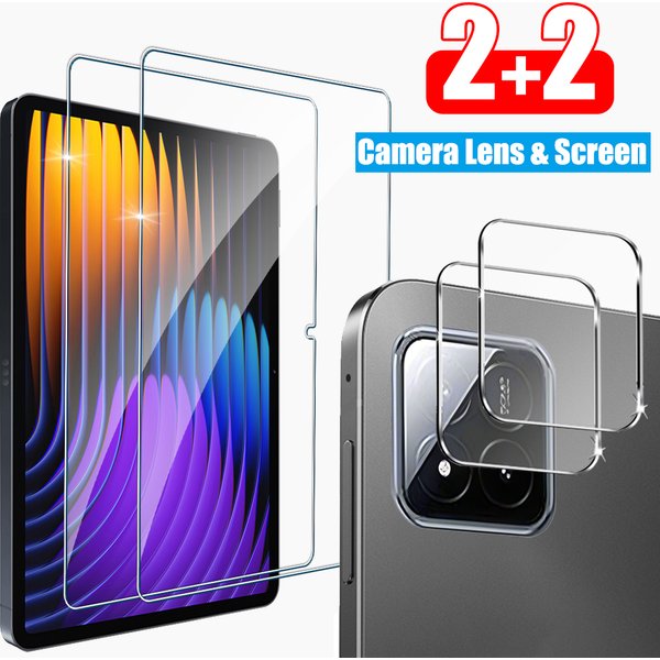 Protecteur d'écran pour Xiaomi Pad 7 Pro 11.2 6 6s Pro 12.4, 2 pièces, verre trempé pour Mi Pad 7 Pro 6 6s, Film de protection, accessoires