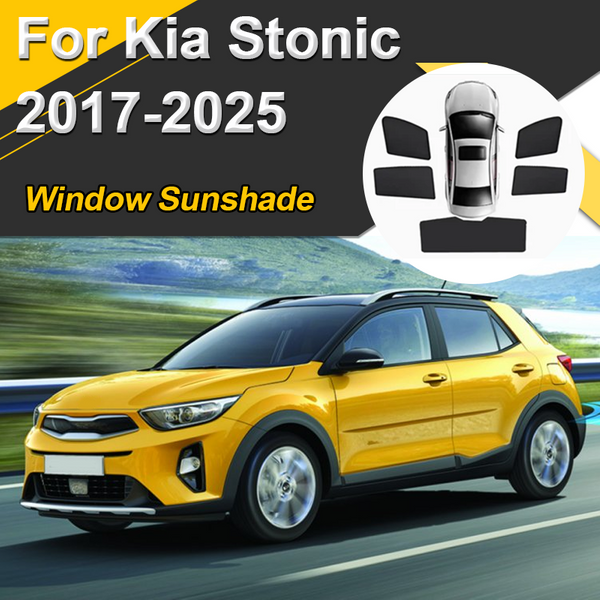 Auto-Sonnenschutz für Kia Stonic YB SUV KX1 2017 2018 2019 2020–2025, magnetische Wärmedämmung, Fenstervisier-Zubehör