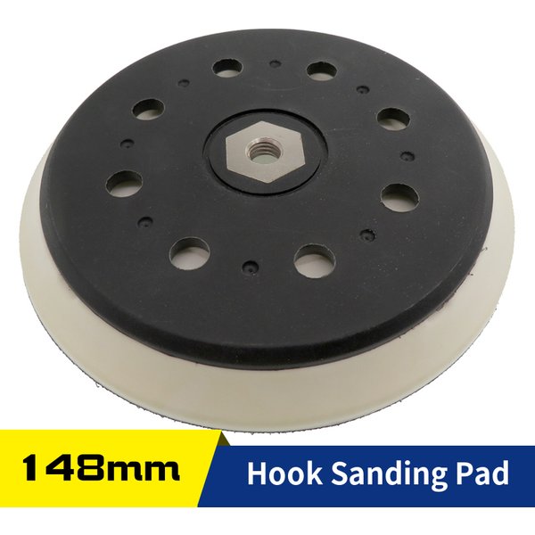 Disque de polissage de tampon de support de ponceuse de 6 pouces pour BO6050 197314 -7 ponceuse orbitale papier de verre Machine de polissage électrique disques pour ponceuse