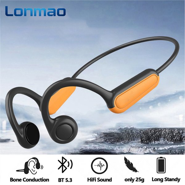 Écouteurs à conduction osseuse B8, Bluetooth 5.3, écouteurs sans fil sportifs, crochet d'oreille, étanches IPX5, pour la course à pied et la conduite