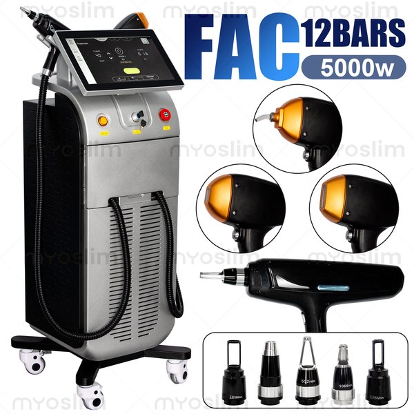 Professionelles Eis-Titan-Dioden-Schönheitsgerät mit Dreifach-Wellenlänge 808nm für Haarentfernung im Salon, Stabile Energie, Kosmetik-Ausrüstung