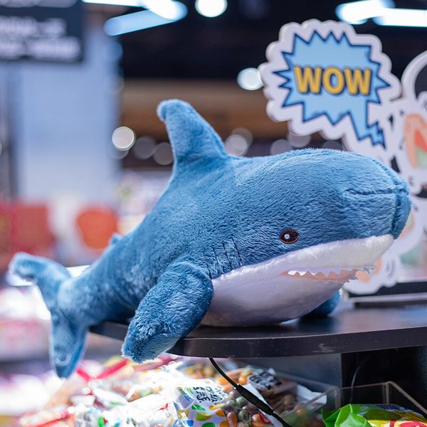 30cm Requin Jouet Doux En Peluche Mer Animal Accompagner Oreiller de Haute Qualité Cadeaux Pour L'anniversaire Enfants Garçons Partie Decro