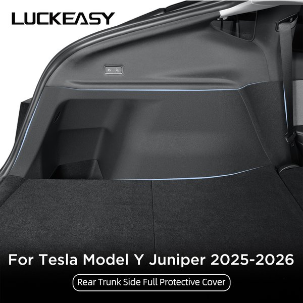 Nakładki anty-zadrapaniowe na tylną klapę bagażnika Tesla Model Y Juniper/Launch 2025, pełna ochrona, akcesoria