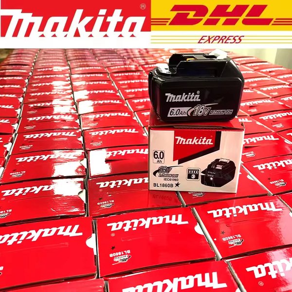 100% originaler Makita 18V 6.0Ah Akku, für Makita BL1830 BL1830B BL1840 BL1840B BL1850 BL1850B Elektrowerkzeug-Akku