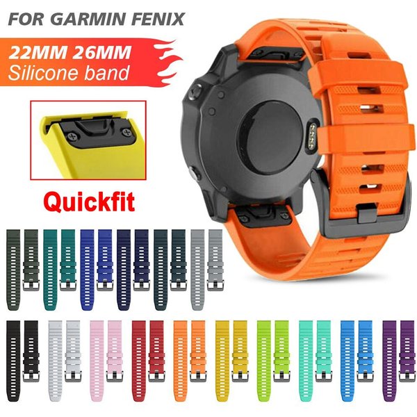 22mm 26mm Silikon-Quickfit-Armband für Garmin fenix 7x7 6x6 5 5x Epix 2 Smartwatch-Armbänder Armband für Garmin Enduro 26mm