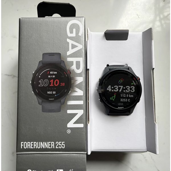 Garmin Forerunner 255 Garmin Uhr Garmin Sport-Smartwatch 46mm 1,3'' Farbbildschirm 14 Tage Akkulaufzeit 4GB RAM NFC Bluetooth Wifi 5ATM Wasserdicht 100% neu