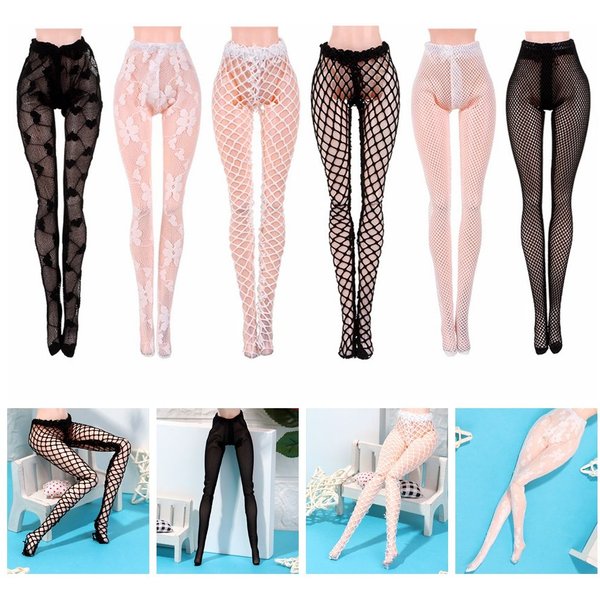 Mini collants résille élastiques pour poupées, accessoires pour filles, bas collants, leggings beurre, collants jouets, bas collants, cadeau, 1/6
