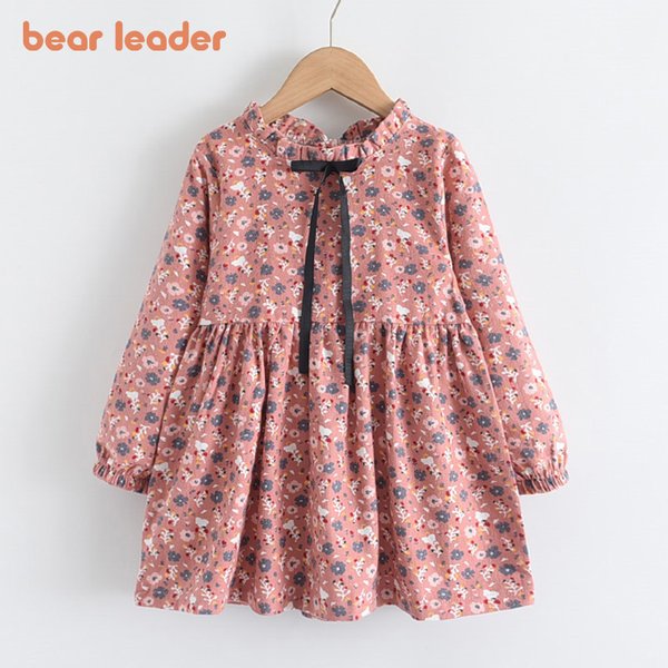 Bear Leader – robe de printemps pour filles, tenue de princesse décontractée, Costumes floraux, vêtements pour enfants de 2 à 8 ans, nouvelle collection automne
