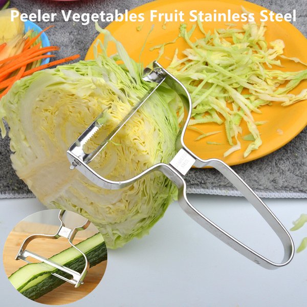Schäler Gemüse Obst Edelstahl Messer Kohl Reiben Salat Kartoffel Slicer Küche Zubehör Kochen Werkzeuge Breiten Mund