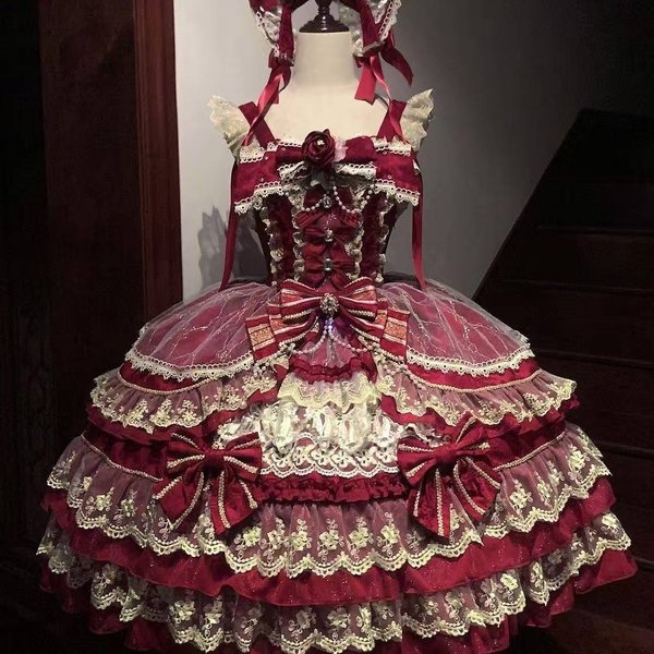 Nouvelle Robe Lolita Kawaii Mignonne et Élégante pour Femme, Modèle Sans Manches à Bretelles avec Nœud, Vêtement Tendance et Adorable