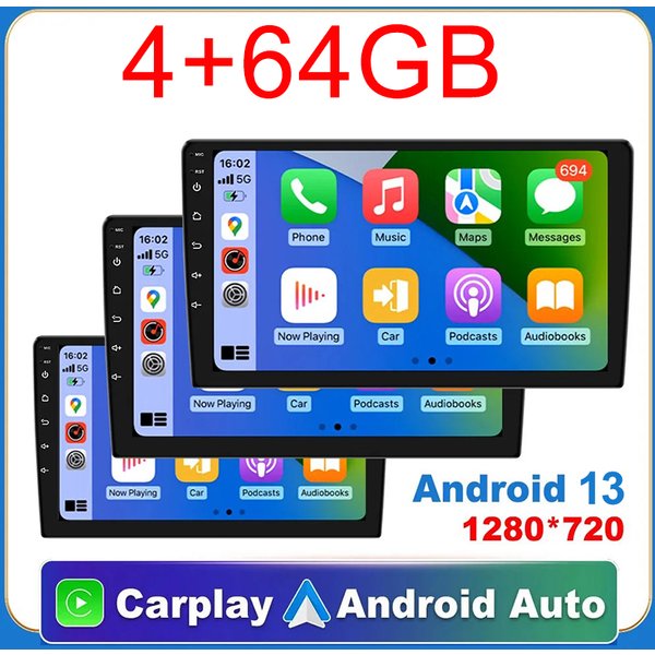 7/9/10 Inch Universal Android 13 Car Radio 32G/64G Autoradio Android 2 Din Car Radio GPS BT Central Multimedia Smart Car Systems