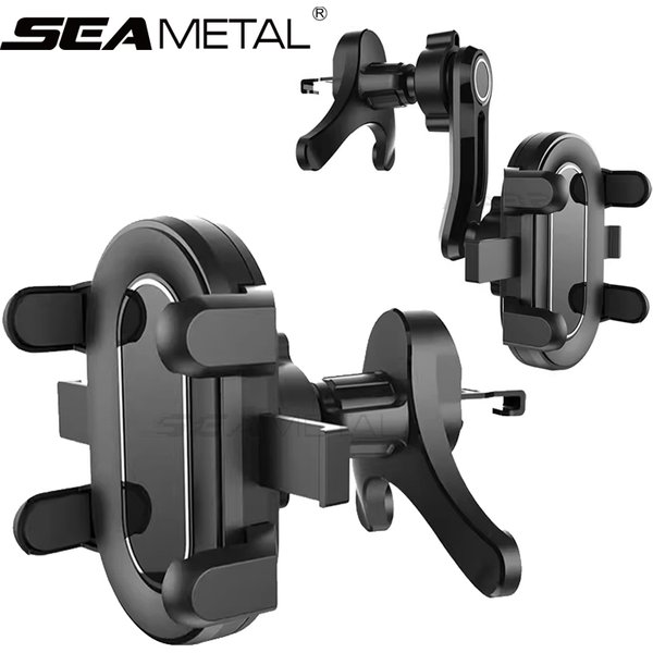 SEAMETAL Support de téléphone pour grille d'aération pour voiture crochet Stable Support de téléphone suspendu réglage libre à 360 degrés Support de Navigation pour Smartphone