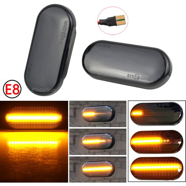 Für SEAT Ibiza 6L Cordoba Toledo Leon MK1 MK2 LED Dynamische Seite Marker Licht Blinker Licht für Octavia