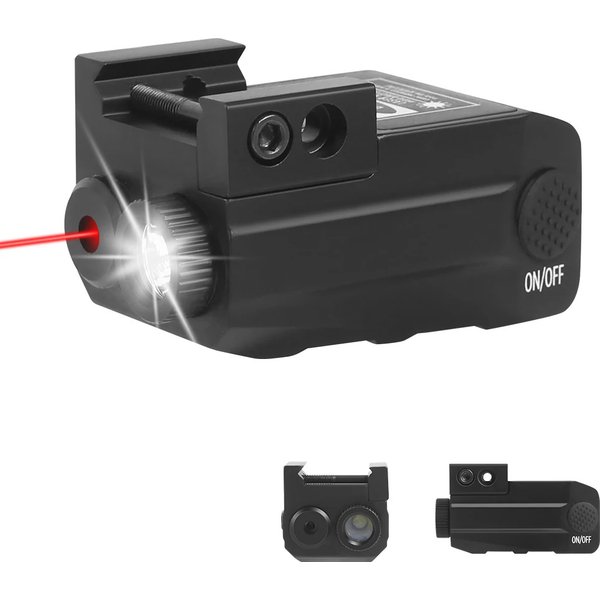 Rotes Laserzielgerät Kompatibel mit Picatinny-Schiene Wiederaufladbar USB Handfeuerwaffen-Rotlaser IIIA 5mW