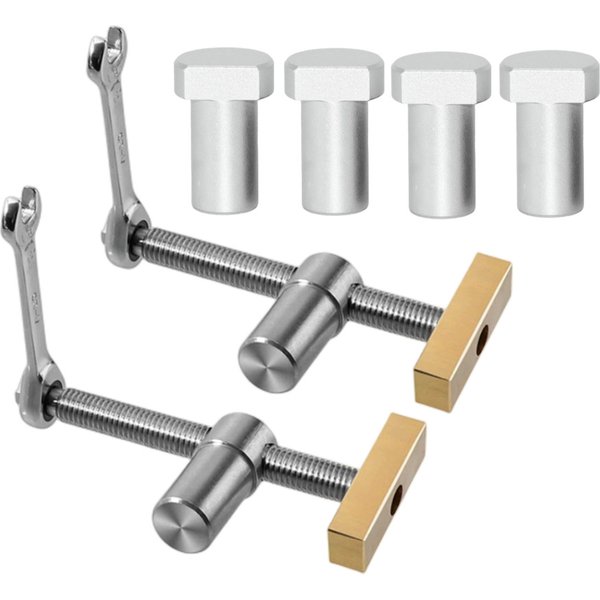 Holzbank, Hundebremseinsätze, Werkbank, schnelle feste Clip-Klemme, Messing-Befestigungsschraubstock für 19/20 mm Desktop-Loch-Schreinerwerkzeuge