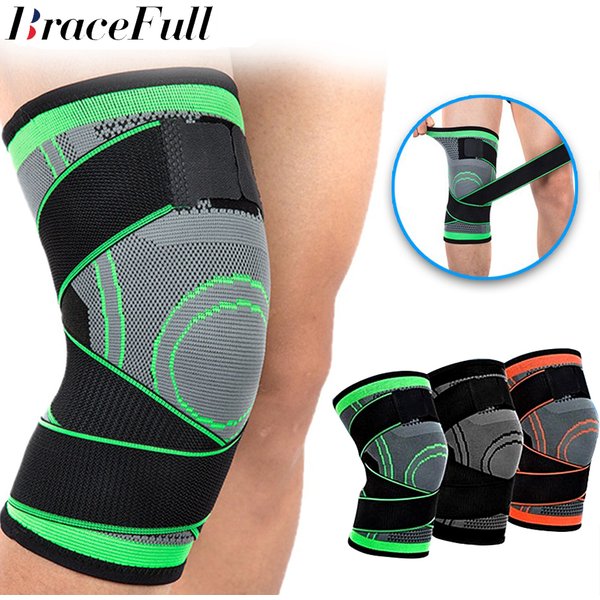 1PC Knee Pads Braces Sports Support Kneepad with Adjustable Straps for Arthritis Joints Protector Fitness Compression Sleeve