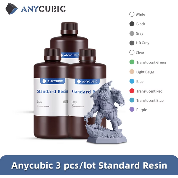 ANYCUBIC 405nm UV Harz Für Photon 3D Drucker Photon Mono X Druck Material LCD UV Empfindliche Normalen 1kg Flüssigkeit