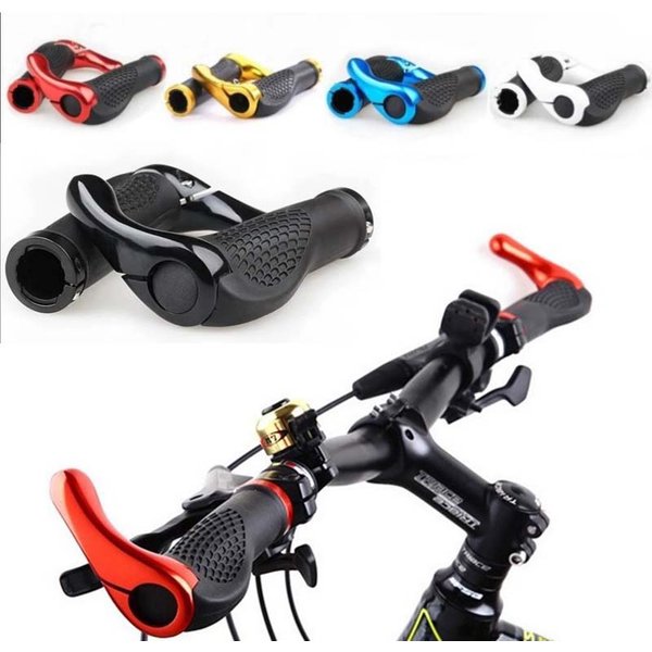Anti-slip Rubber Bicycle Handlebar End Cover Aluminum Alloy Lock Mountain Bike Handlebar Bicycle Anti-slip Handle Cover