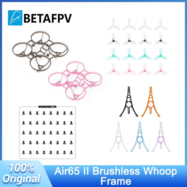 BETAFPV Air65 Champion Brushless Whoop Frame - 2,20g 65mm Tiny Whoop, Pack de vis de fixation moteur Air 65 II, Hélices HQ 31mm