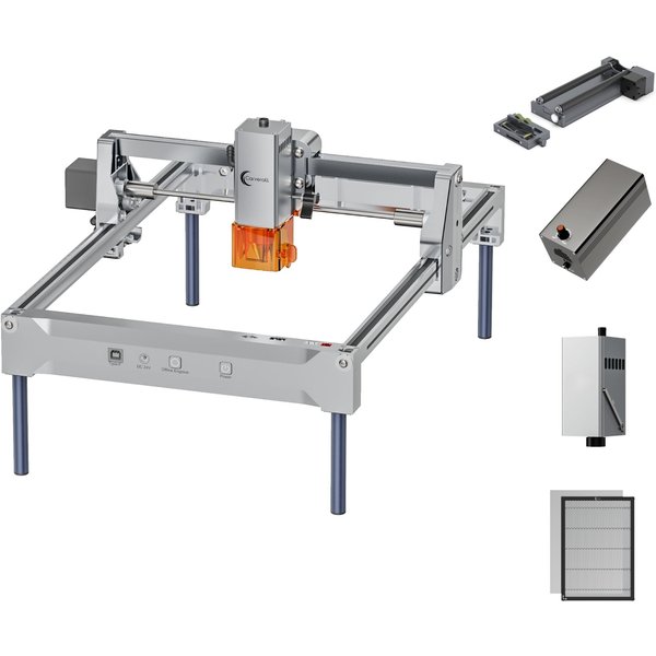 Carverall Lasergravurmaschine K15 PRO, 7W 12W Optische Leistung, Diodenlaser CNC-Maschine, 600mm/s, Unterstützt LightBurn, Laserwerkzeug