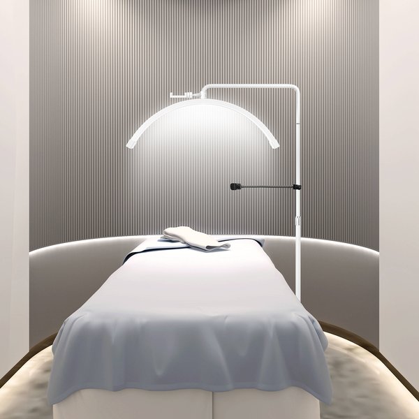 FOSOTO 45W Led Wimpern Licht Fotografie Video Halbmond Ring Licht Mit Telefon Clip Für Tattoo Schönheit Salon Wimpern nagel
