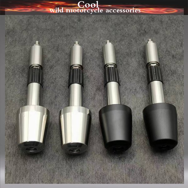 Universal Motorrad aggravation Griff Bar End 18mm-22mm 304 edelstahl Lenkerenden Abdeckung Für Grip Cap stecker Rutsche