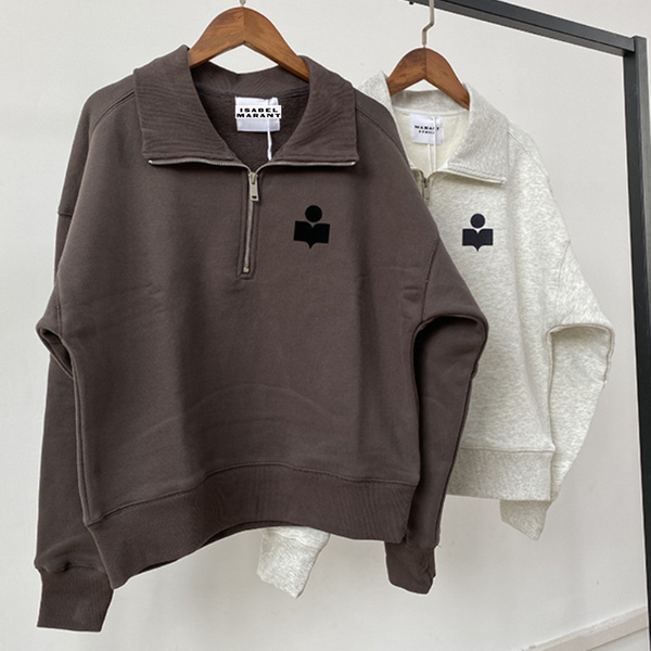 Nouveau style de veste pour femmes de niche, col semi-haut zippé en peluche, polaire ample, pull en pur coton.