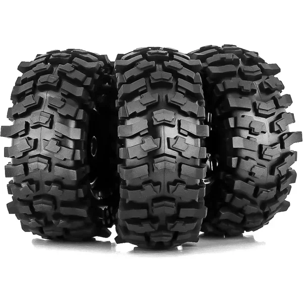 4 stücke 1,9 Zoll Gummi Reifen 118*45mm Für 1/10 Rc Crawler Auto Trax Trx4 Axial Scx10 Wraith scx10 Yikong Rgt Wrangler 1,9 Rad