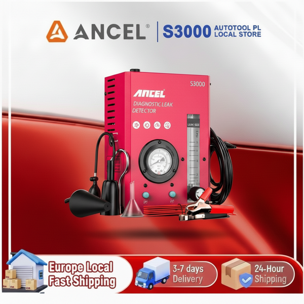 ANCEL S3000 Auto-Rauch-Leckdetektor EVAP Gas-Leck Auto-Analysator Vakuum-Rauchprüfgerät Pipeline-Diagnosetool für Motoren