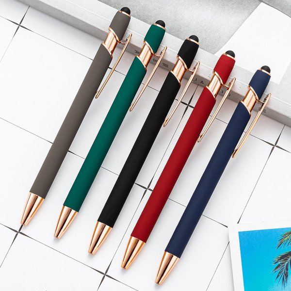 Stationery Press Touch Screen Ballpoint Pen Cute Metal Pens