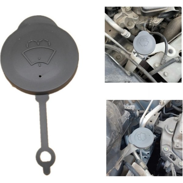 Car Windshield Wiper Washer Fluid Reservoir Cover 28913-1HA3A Water Tank Bottle Lid Cap Accessories for Nissan Micra K13 2011-16