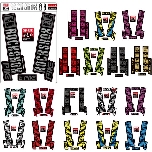 Front Fork Sticker for Rock Shox SID Road Bike MTB Race accessories decals Personalized Bicycle STICKER decoration