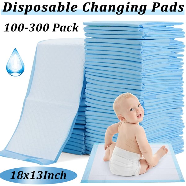 20-100 pièces matelas à langer jetable haute absorption matelas à langer imperméable à l'eau anti-fuite bébé sous-vêtements jetables pour bébé