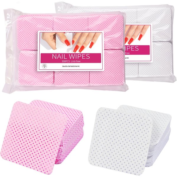 Nail Polish Remover Wipes Nail Cleaning Pads, Non Woven Nail Pads For Women Girl Beauty Salon