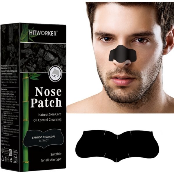 Plastry do czyszczenia nosa bez alkoholu – Delikatne paski do nosa do oczyszczania porów, złuszczania i kontroli wydzielania sebum, bez zapachu, niepodrażniające.