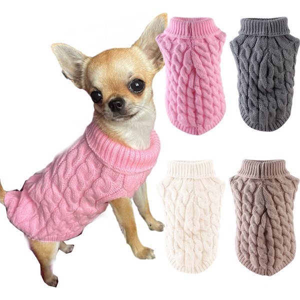 Pull classique pour chiot chihuahua, vêtements chauds d'hiver pour petits chiens, pulls pour Yorkshire et Schnauzer, Disfraz De Perro