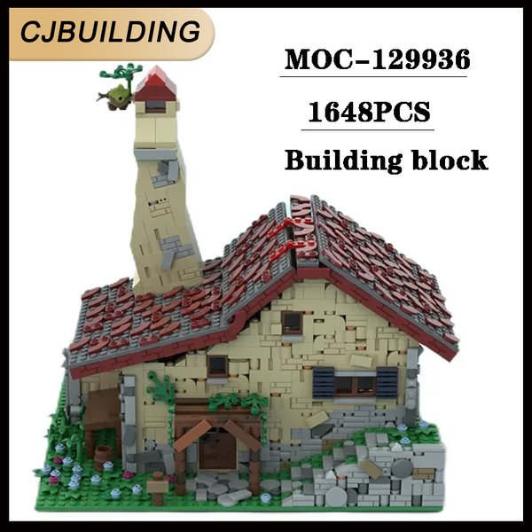 1648 stücke Modulare Link der Haus Baustein Geburtstag Weihnachten Montage Ziegel Spielzeug Geschenk Dekoration MOC- 129936