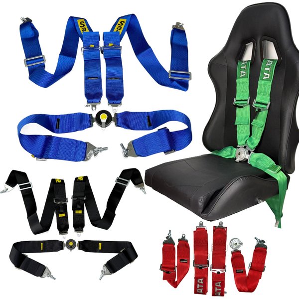 Nouvelle ceinture de sécurité de course 3 pouces 4 points à fixation rapide en nylon pour voiture, sangle de sécurité JDM Takata pour modification automobile