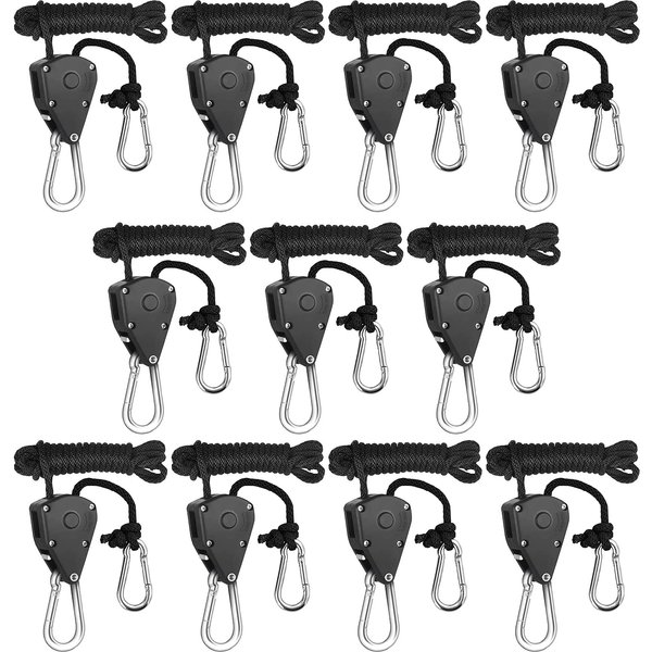 Cliquets de poulie réglables, clip de ULrapide, cintre de longe de poulie de levage, verrouillage de ULd'arc de bateau, sangle vers le bas, 4 pièces, 8 pièces, 10 pièces