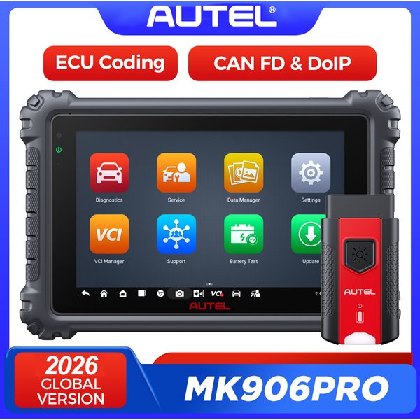Autel MaxiCOM MK906 Pro MK906PRO Diagnostic Scanner Advanced ECU Coding Diagnostic Tool OBD2 Scanner PK MaxiSys MK906BT MS906