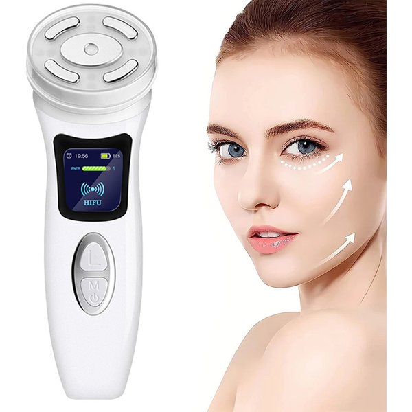 4IN1 Mini HIFU Radio Frequenz Ultraschall Maschine EMS Micro Strom Gesichts Schönheit Instrument Straffende Hautpflege Anti-Falten Werkzeug