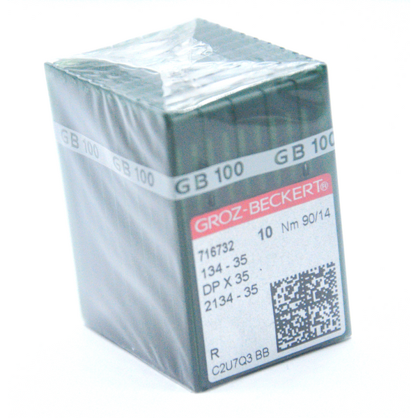 Aiguilles à coudre Groz Beckert originales, lot de 100, DP*35 DPX35 716742 134-35 2134-35, pour la couture et la couture à la main