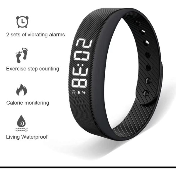 Smart Watch Sport Armband Smart Armband mit vibrierenden Wecker Running Step Counting Armband für männliche und weibliche Studenten