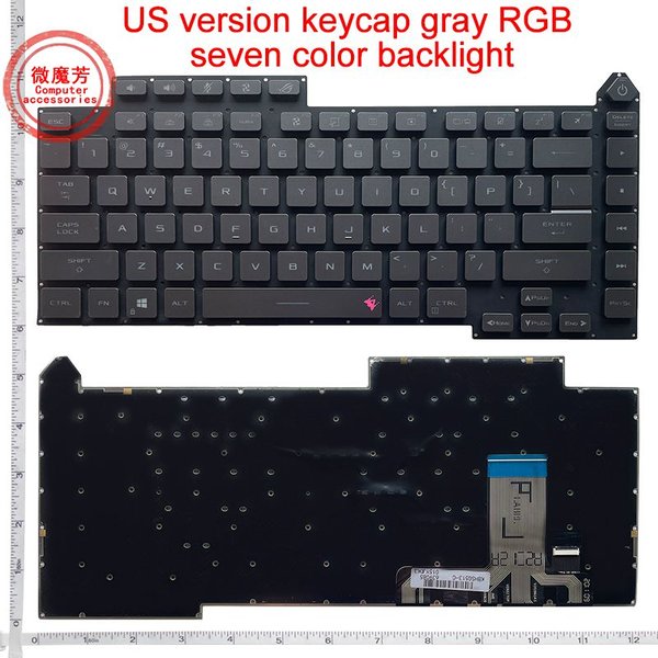 New US Laptop Keyboard for Asus Rog Strix G533 G15 2021 G513Q/QY G513QM G513RC G513RM G513RW G513QR G513QE G513IM G513IE G513IC