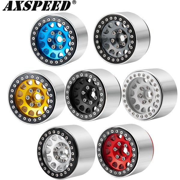 AXSPEED 4 pièces 1.9 "jante de roue Beadlock étendue 35mm moyeux de roues pour 1/10 RC voiture sur chenilles Axial SCX10 Wraith TRX4 TRX6 D90 4WD
