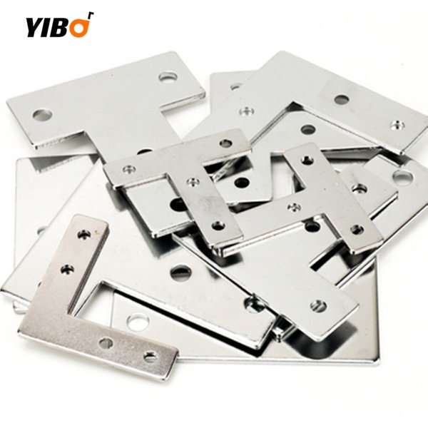 Connecteur T/L de connexion, profil en aluminium, support de Joint d'angle en forme de plaque Durable pour 2020/3030/4040, 5 pièces