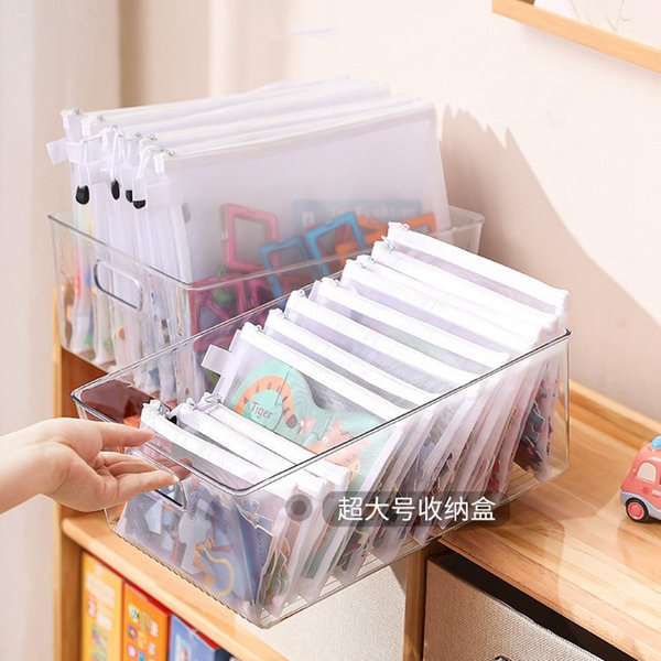 10 stücke A4/A5/A6 Mäppchen Bleistift Fall Student Prüfung Serie Hand Konto Net Garn Transparent Schreibwaren lagerung Taschen